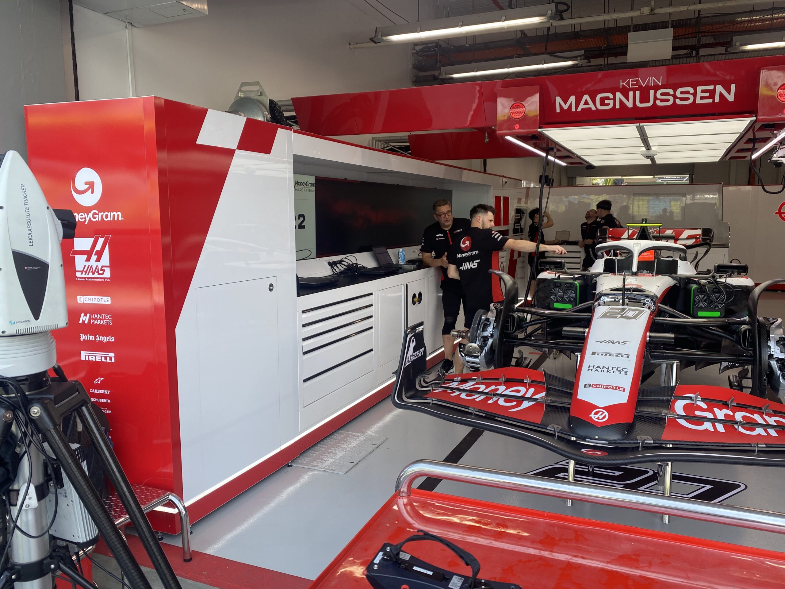 Out There Brands Custom Branded Motorsport Haas F1 Garage