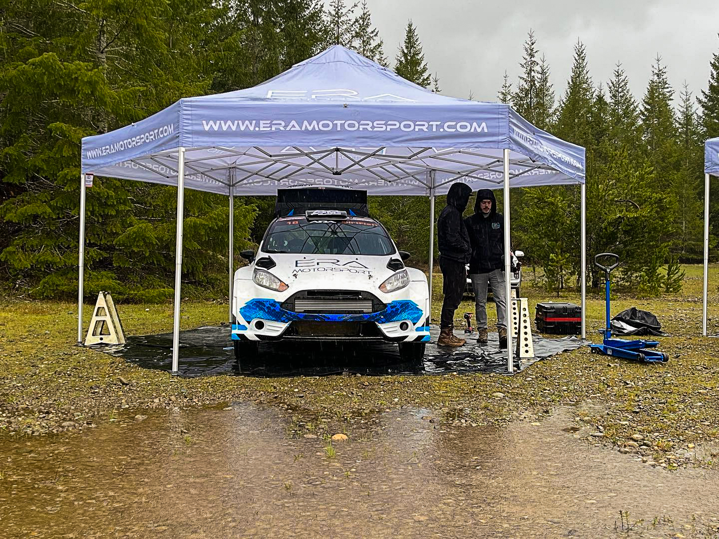 Out There Brands Custom Branded Motorsport Ford American Rally Association Canopy