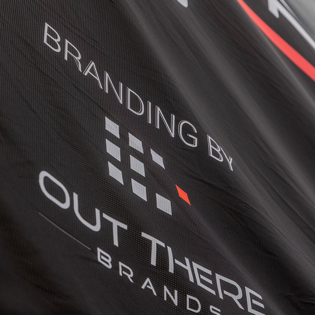 Out There Brands Custom Branded Motorsport canopies