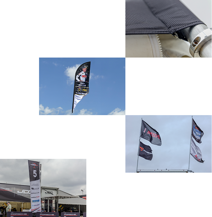 Out There Brands Custom motorsport Flags and and displays options