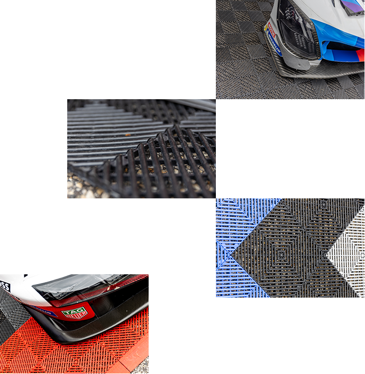 Out There Brands Custom motorsport garage flooring options